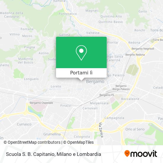 Mappa Scuola S. B. Capitanio
