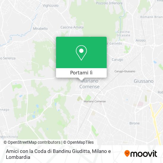Mappa Amici con la Coda di Bandinu Giuditta