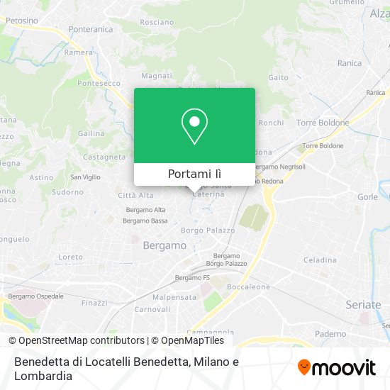Mappa Benedetta di Locatelli Benedetta