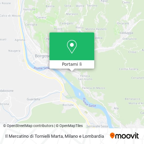 Mappa Il Mercatino di Tornielli Marta