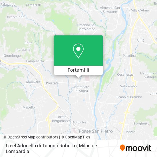 Mappa La-el Adonella di Tangari Roberto