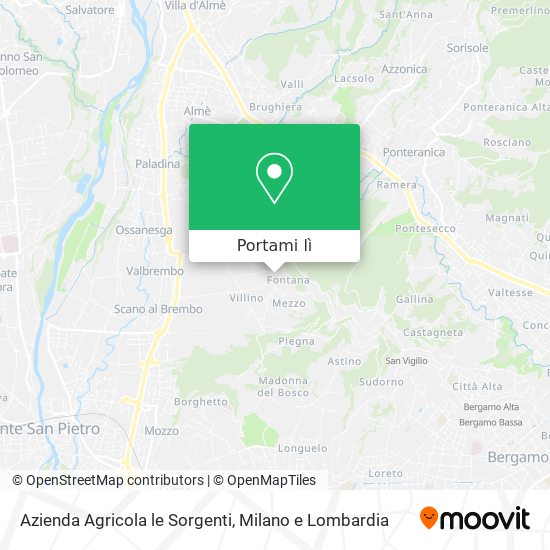 Mappa Azienda Agricola le Sorgenti