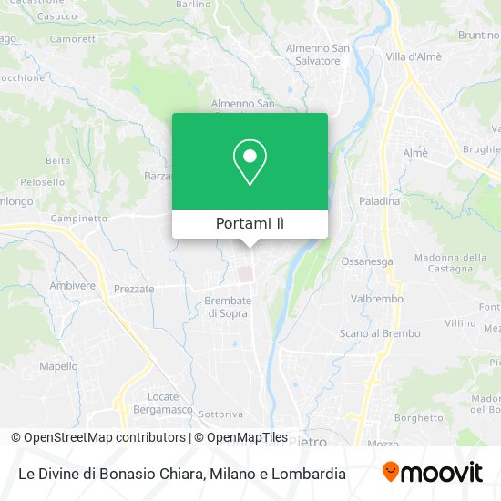 Mappa Le Divine di Bonasio Chiara