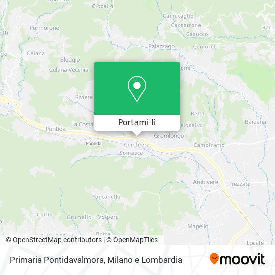 Mappa Primaria Pontidavalmora