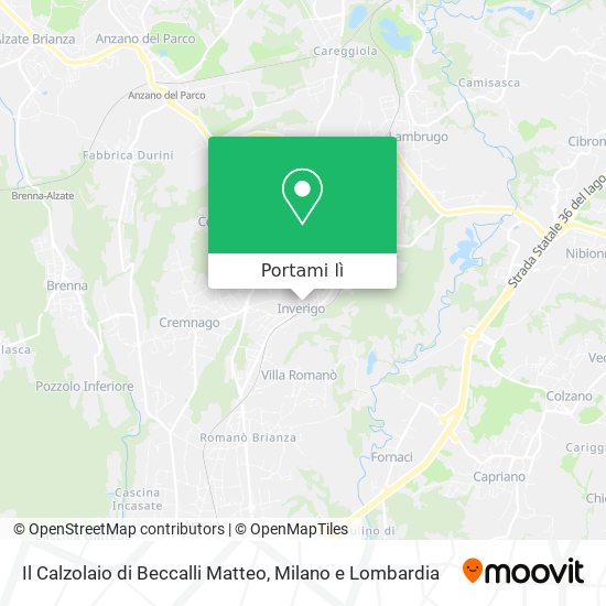 Mappa Il Calzolaio di Beccalli Matteo