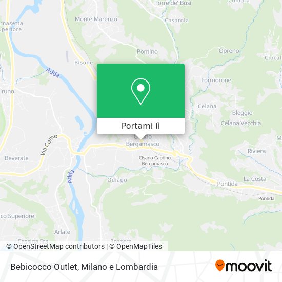 Mappa Bebicocco Outlet