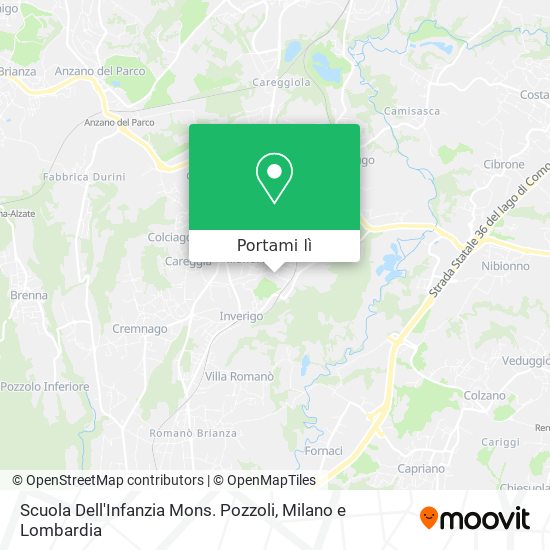 Mappa Scuola Dell'Infanzia Mons. Pozzoli