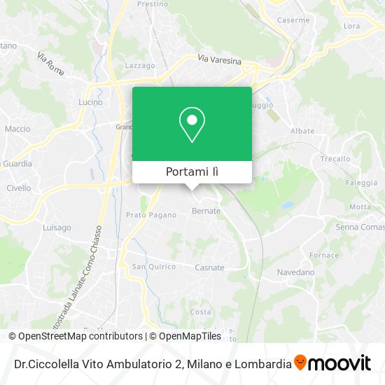 Mappa Dr.Ciccolella Vito Ambulatorio 2