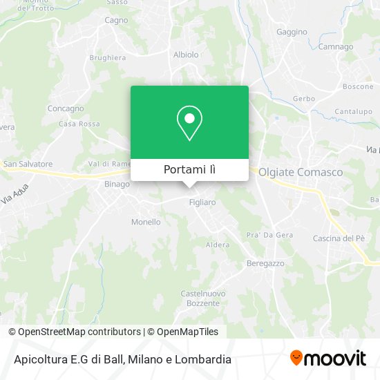Mappa Apicoltura E.G di Ball