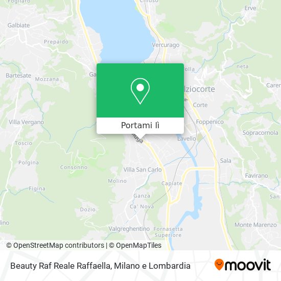 Mappa Beauty Raf Reale Raffaella