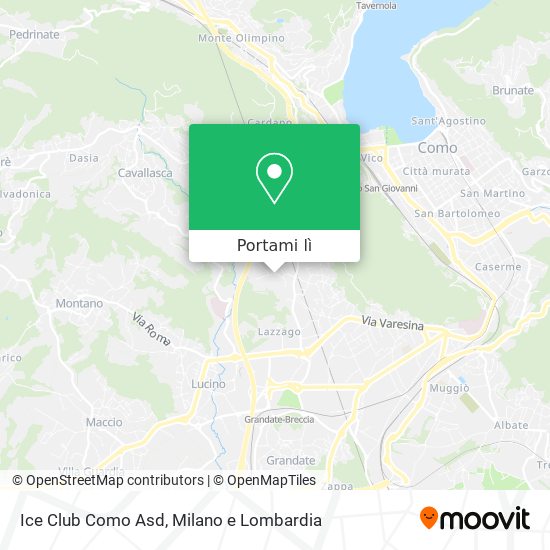 Mappa Ice Club Como Asd