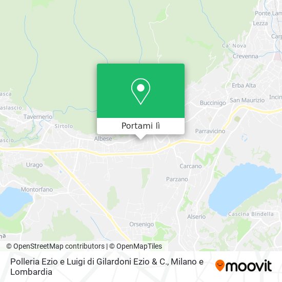 Mappa Polleria Ezio e Luigi di Gilardoni Ezio & C.