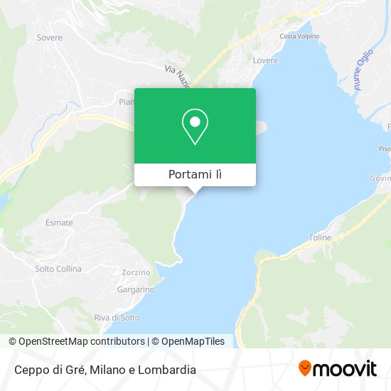 Mappa Ceppo di Gré