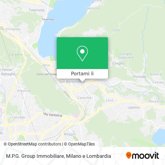 Mappa M.P.G. Group Immobiliare