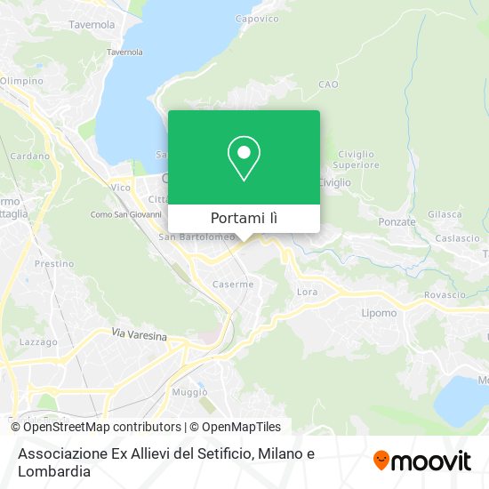 Mappa Associazione Ex Allievi del Setificio