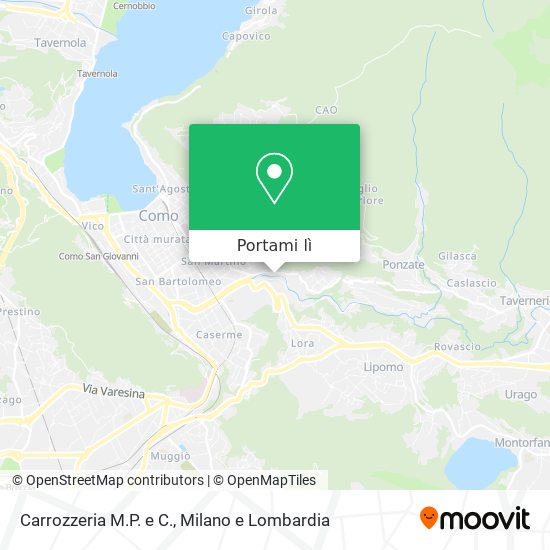 Mappa Carrozzeria M.P. e C.