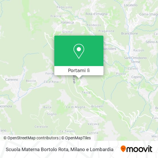 Mappa Scuola Materna Bortolo Rota