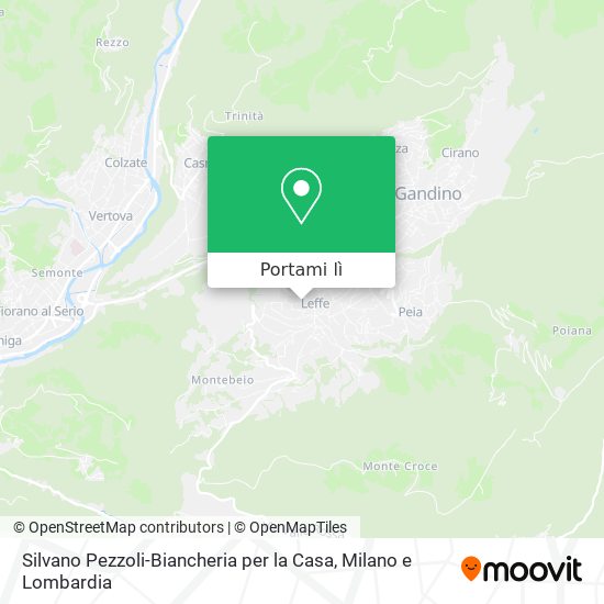Mappa Silvano Pezzoli-Biancheria per la Casa