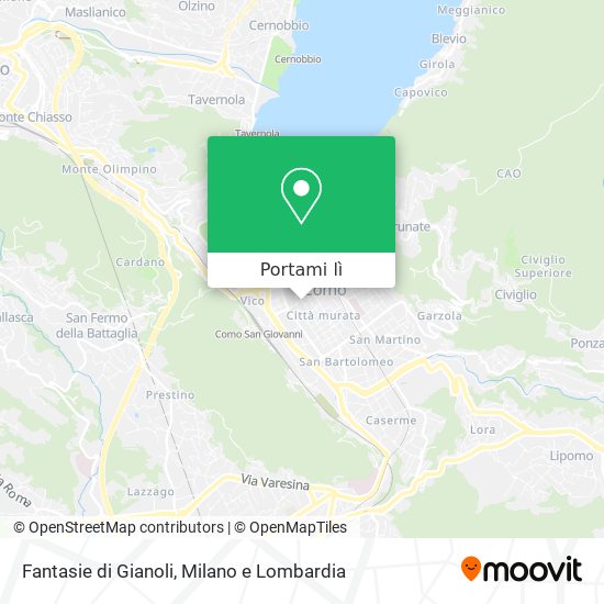Mappa Fantasie di Gianoli