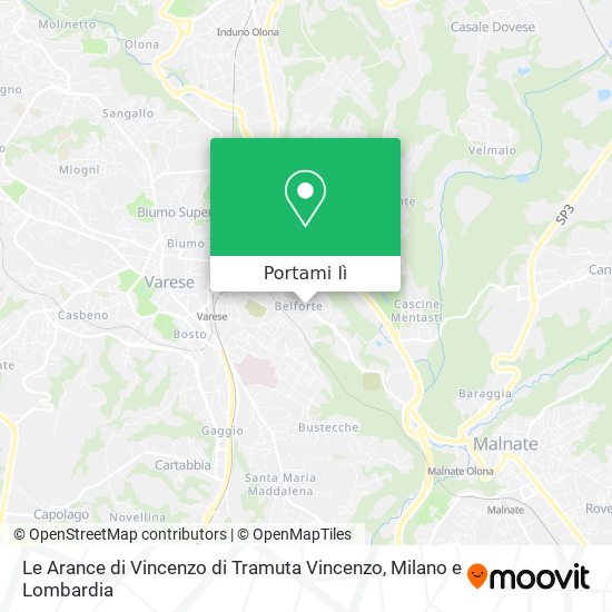 Mappa Le Arance di Vincenzo di Tramuta Vincenzo