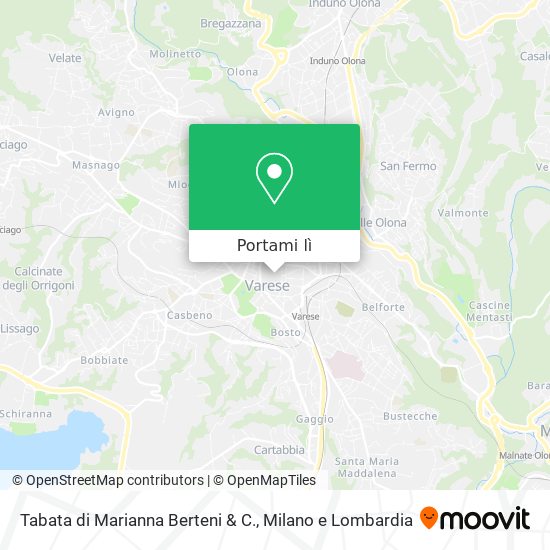Mappa Tabata di Marianna Berteni & C.