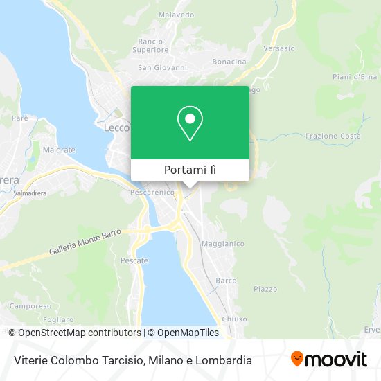 Mappa Viterie Colombo Tarcisio