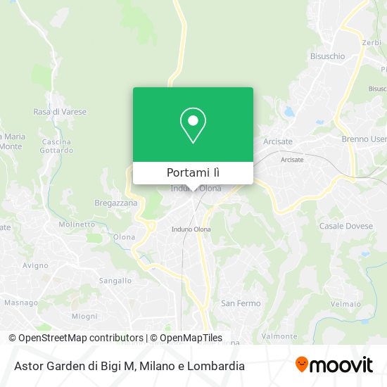 Mappa Astor Garden di Bigi M