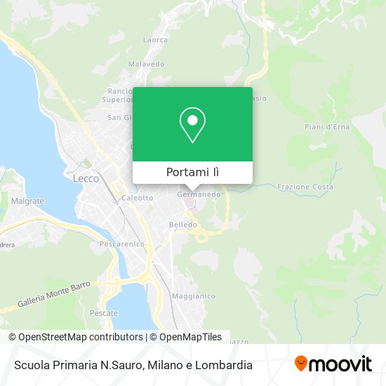 Mappa Scuola Primaria N.Sauro