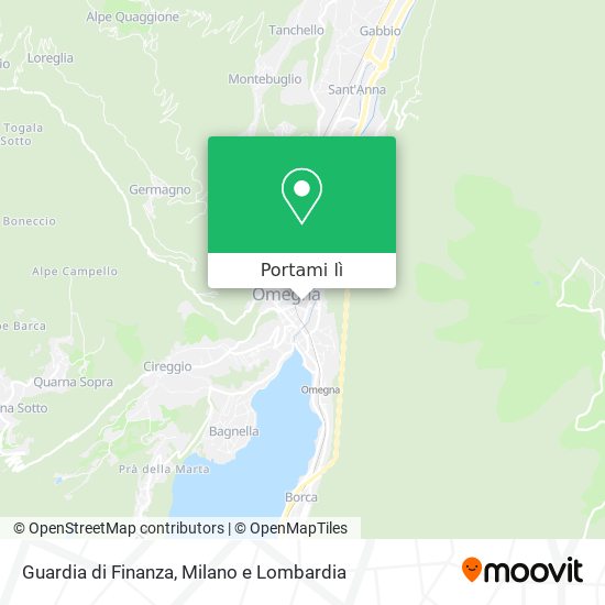 Mappa Guardia di Finanza