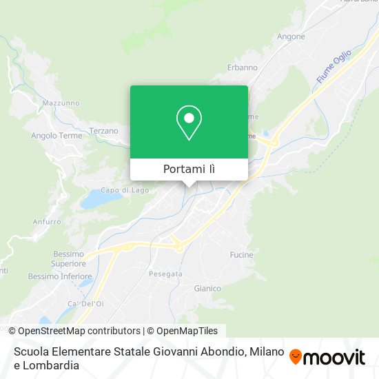 Mappa Scuola Elementare Statale Giovanni Abondio