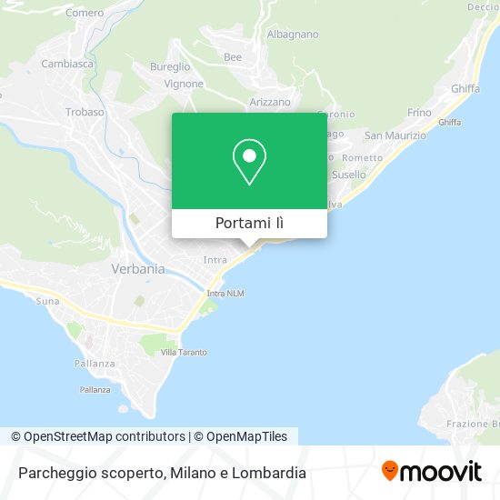 Mappa Parcheggio scoperto