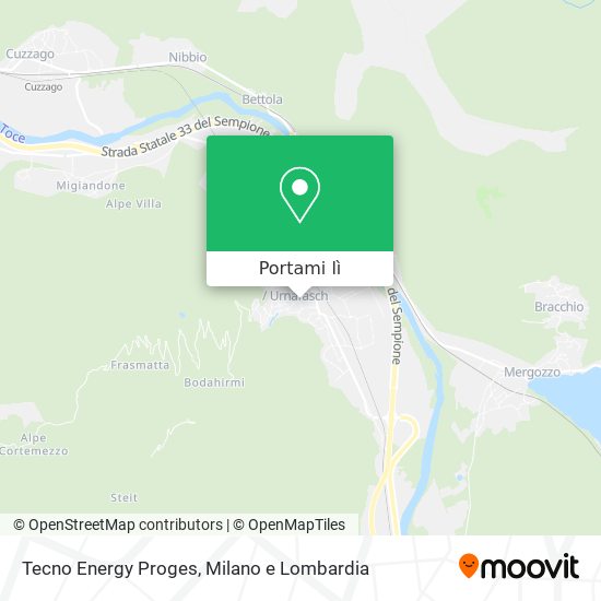 Mappa Tecno Energy Proges