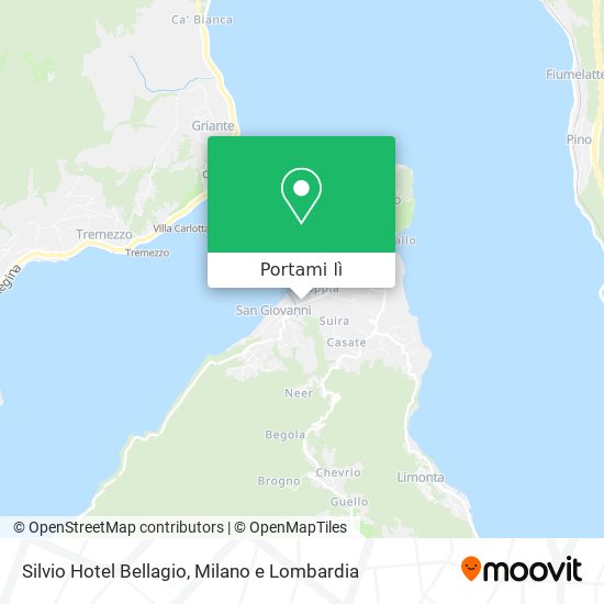 Mappa Silvio Hotel Bellagio