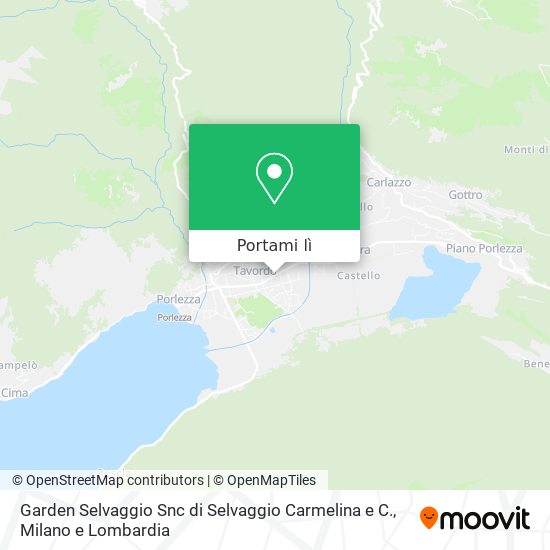 Mappa Garden Selvaggio Snc di Selvaggio Carmelina e C.