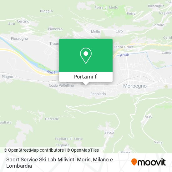 Mappa Sport Service Ski Lab Milivinti Moris