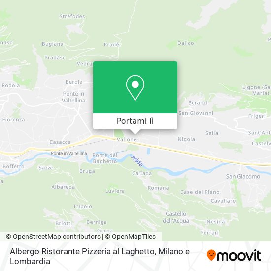 Mappa Albergo Ristorante Pizzeria al Laghetto