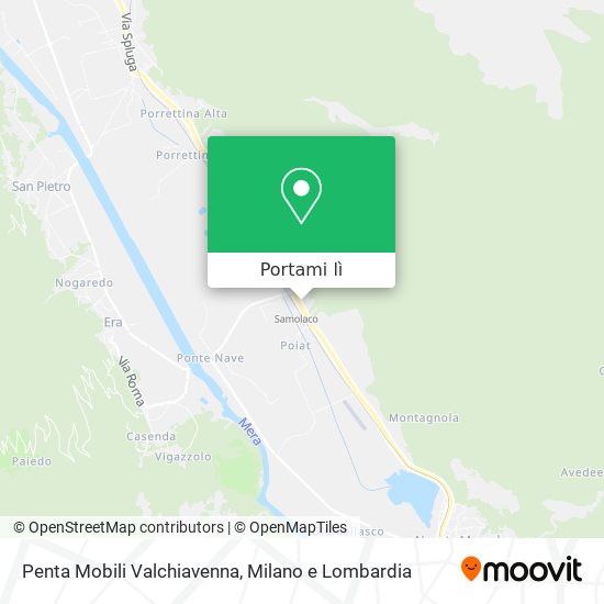 Mappa Penta Mobili Valchiavenna