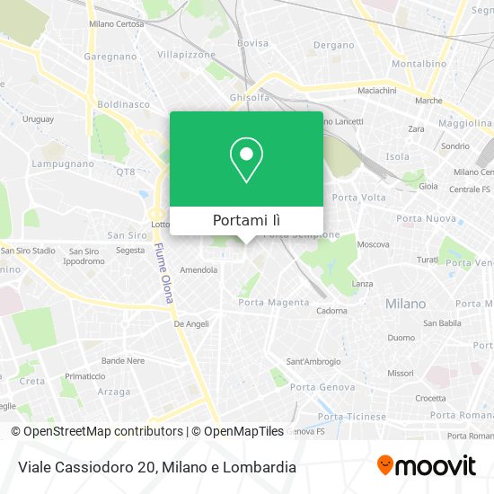 Mappa Viale Cassiodoro  20