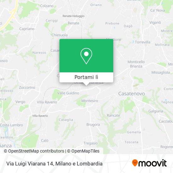 Mappa Via Luigi Viarana  14