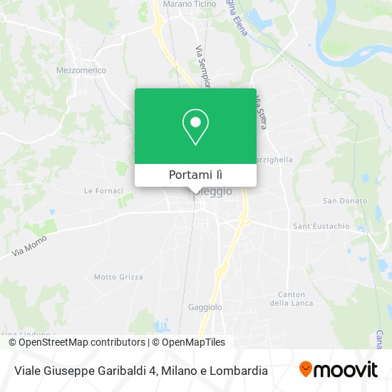 Mappa Viale Giuseppe Garibaldi  4