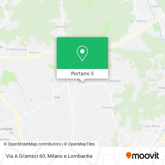 Mappa Via A  Gramsci  60