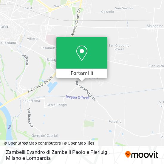 Mappa Zambelli Evandro di Zambelli Paolo e Pierluigi