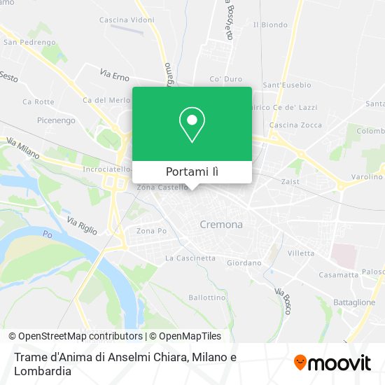 Mappa Trame d'Anima di Anselmi Chiara