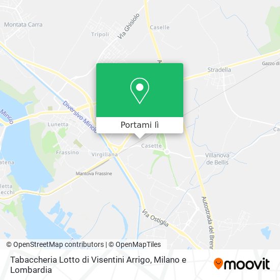 Mappa Tabaccheria Lotto di Visentini Arrigo
