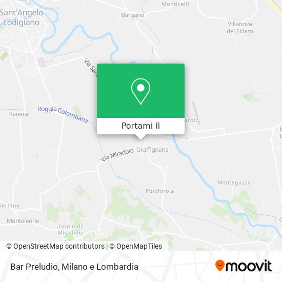 Mappa Bar Preludio
