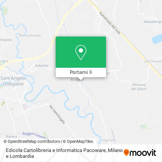 Mappa Edicola Cartolibreria e Informatica Pacoware