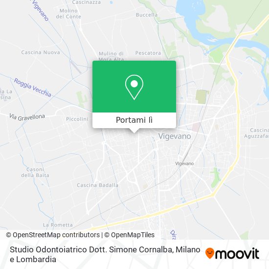 Mappa Studio Odontoiatrico Dott. Simone Cornalba