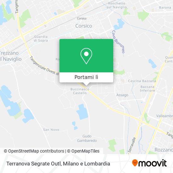Mappa Terranova Segrate Outl