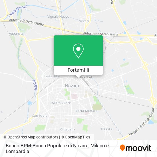 Mappa Banco BPM-Banca Popolare di Novara