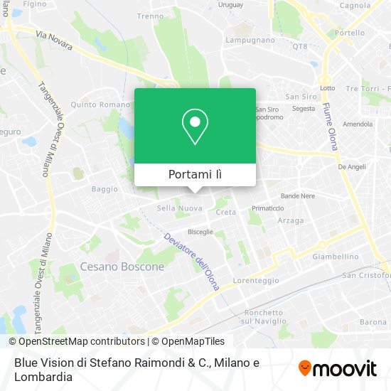 Mappa Blue Vision di Stefano Raimondi & C.